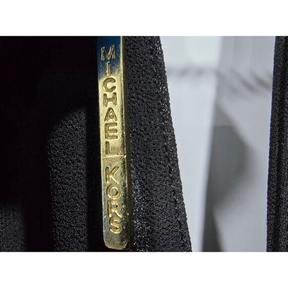 Michael Kors Black Chain-Neck Halter Dress – Size 2 - Picture 15 of 16